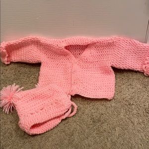 HandMade Knitted NewBorn Set